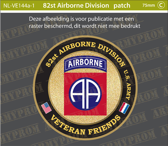 Patch 82st AIRBORNE DIVISION - U.S. Army - Veteran Friends.