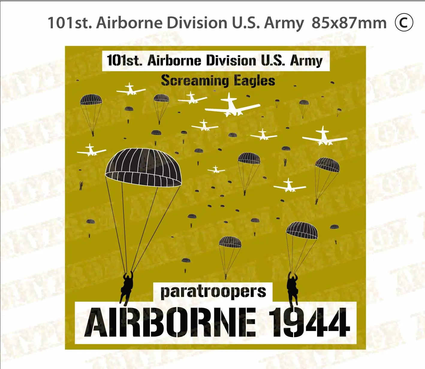 101st. Airborne Division U.S. Army Screaming Eagles Transfers