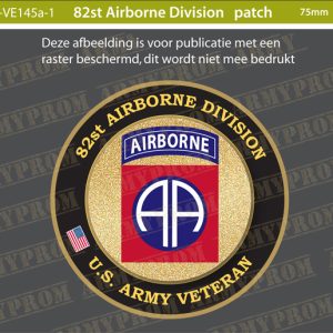 Patch 82st AIRBORNE DIVISION - U.S. Army Veteran