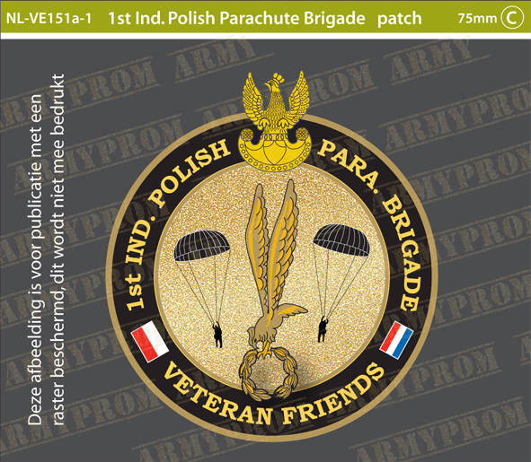 Patch 1st. IND. POLISH PARA. BRIGADE - Veteran Friends